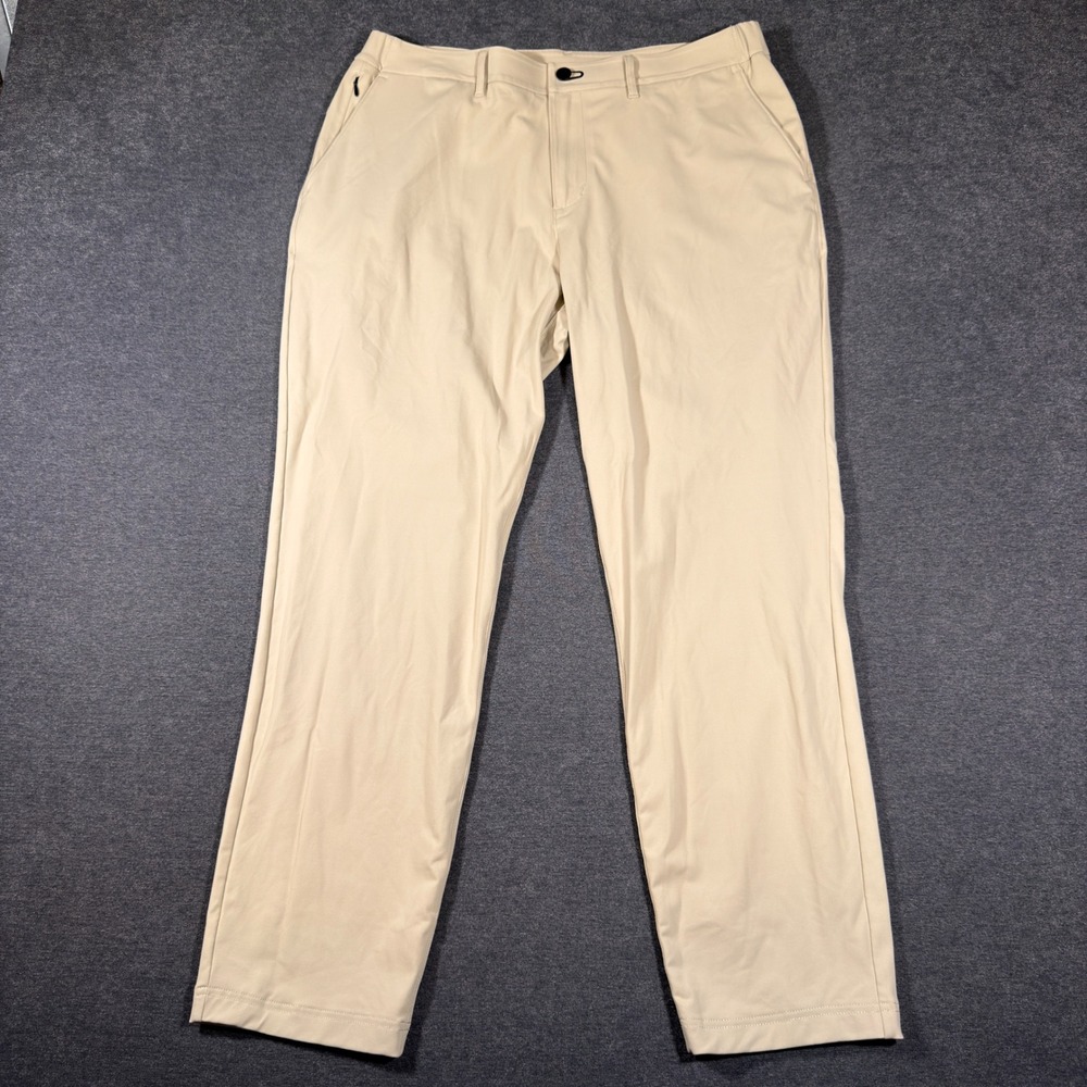 Public Rec All Day Every Day Pant Men 36x30 Khaki Beige Stretch Chino Trousers